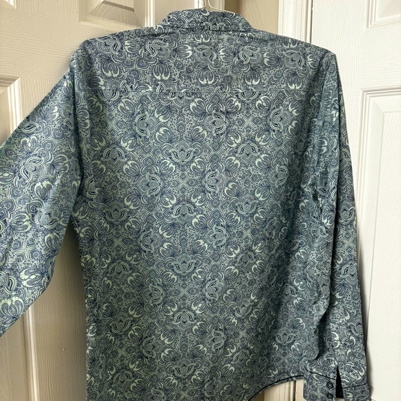 JB Holmes Men’s Athletic Button Up Shirt| Size Medium - Picture 3 of 4